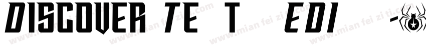 Discover Text MEDIUN字体转换